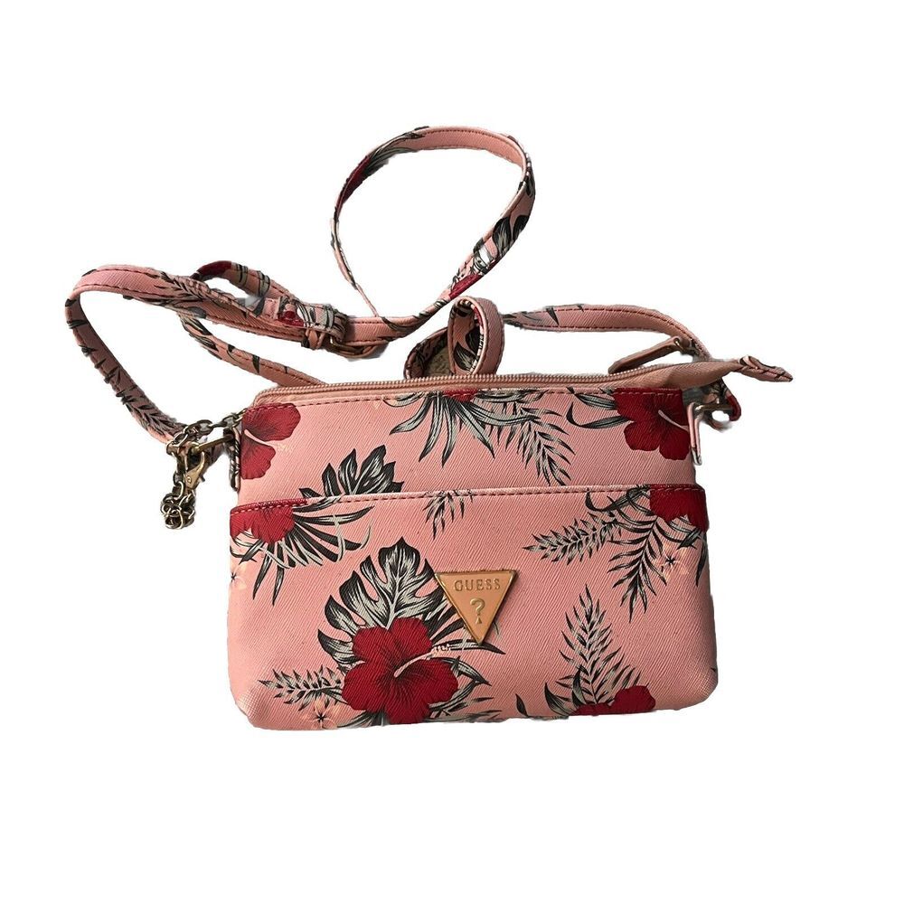 Guess Women's Hawaiian‎ Floral Crossbody  Handbag